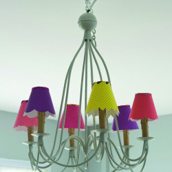 petits abat-jour pour lustre