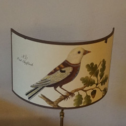 applique avec affiche oiseaux