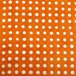 Papier pois orange