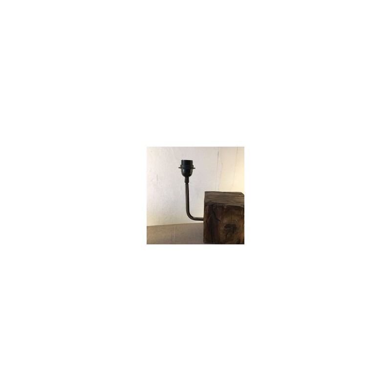 ProPlus Support De Prise Coudé En Métal Robuste 8 X 5 Cm - Fixation Murale Solide Noire