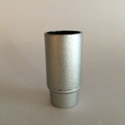 douille lisse argent E14