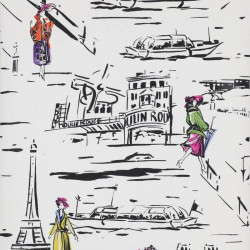 Papier peint les Parisiennes
