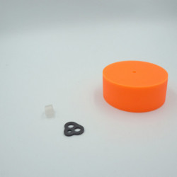 Pavillon en silicone orange