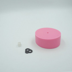 Pavillon en silicone rose