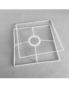 Jeu de formes ovales, carrées ou rectangles pour abat-jour